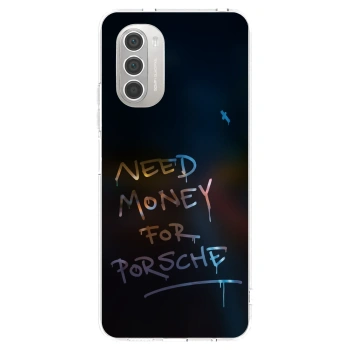 Picasee silikonowe przeźroczyste etui na Motorola Moto G51 - Neon Nights