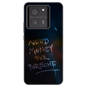 Picasee silikonowe czarne etui na Xiaomi 13T - Neon Nights