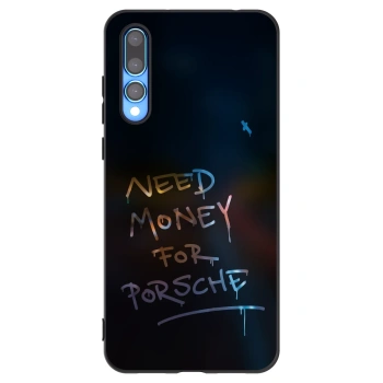 Picasee silikonowe czarne etui na Huawei P20 Pro - Neon Nights