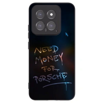 Picasee silikonowe czarne etui na Xiaomi 14 - Neon Nights