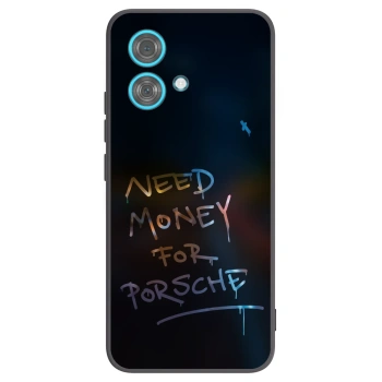 Picasee silikonowe czarne etui na Motorola Edge 40 Neo - Neon Nights