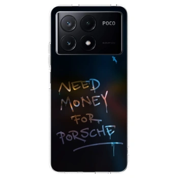 Picasee silikonowe przeźroczyste etui na Xiaomi Poco X6 Pro - Neon Nights