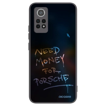 Picasee silikonowe czarne etui na Xiaomi Redmi Note 12 Pro 4G - Neon Nights