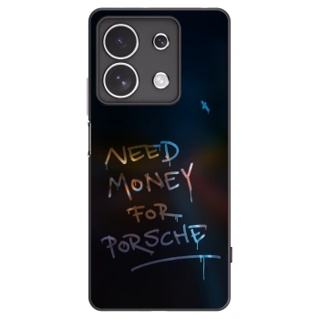 Picasee silikonowe czarne etui na Xiaomi Redmi Note 13 4G - Neon Nights