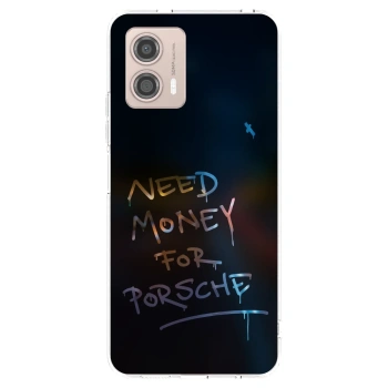 Picasee silikonowe przeźroczyste etui na Motorola Moto G53 5G - Neon Nights