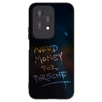 Picasee silikonowe czarne etui na Honor 200 Lite - Neon Nights
