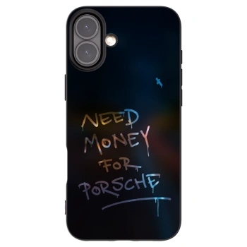 Picasee silikonowe czarne etui na Apple iPhone 16 Plus - Neon Nights