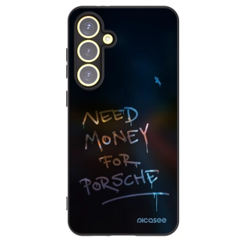 Picasee silikonowe czarne etui na Samsung Galaxy S24 FE S721B - Neon Nights