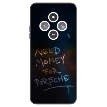 Picasee silikonowe czarne etui na Xiaomi Redmi 14C - Neon Nights