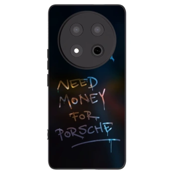 Picasee silikonowe czarne etui na Honor Magic7 Lite 5G - Neon Nights