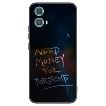 Picasee silikonowe czarne etui na Motorola Moto G34 5G - Neon Nights