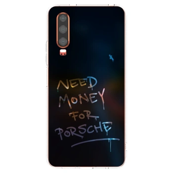 Picasee silikonowe przeźroczyste etui na Huawei P30 - Neon Nights
