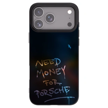 Picasee silikonowe czarne etui na Apple iPhone 17 Pro Max - Neon Nights