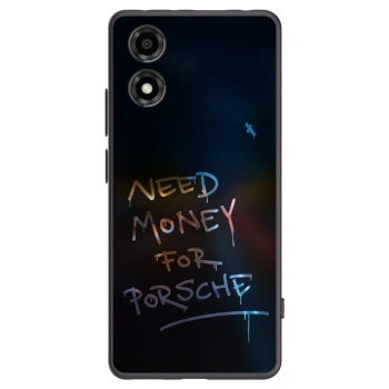 Picasee silikonowe czarne etui na Motorola Moto E14 - Neon Nights