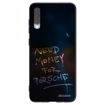 Picasee silikonowe czarne etui na Samsung Galaxy A70 A705F - Neon Nights