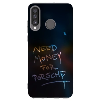 Picasee silikonowe przeźroczyste etui na Huawei P30 Lite - Neon Nights