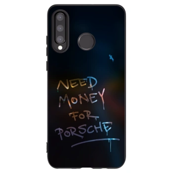 Picasee silikonowe czarne etui na Huawei P30 Lite - Neon Nights