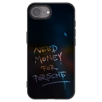 Picasee silikonowe czarne etui na Apple iPhone 17e - Neon Nights