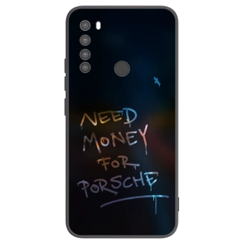 Picasee silikonowe czarne etui na Xiaomi Redmi Note 8 - Neon Nights