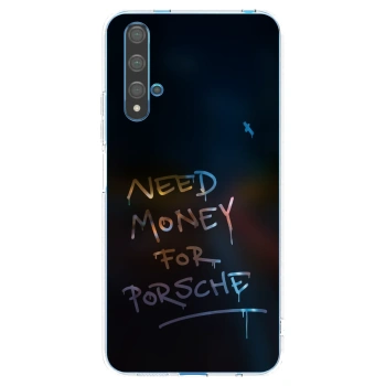 Picasee silikonowe przeźroczyste etui na Huawei Nova 5T - Neon Nights