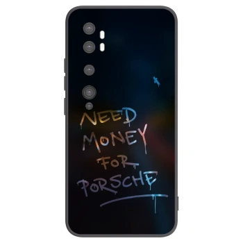 Picasee silikonowe czarne etui na Xiaomi Mi Note 10 (Pro) - Neon Nights