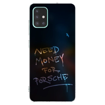 Picasee silikonowe przeźroczyste etui na Samsung Galaxy A51 A515F - Neon Nights