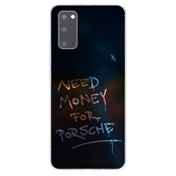 Picasee silikonowe przeźroczyste etui na Samsung Galaxy S20 G980F - Neon Nights
