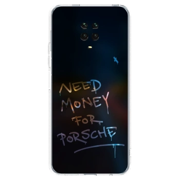 Picasee silikonowe przeźroczyste etui na Xiaomi Redmi Note 9 Pro - Neon Nights