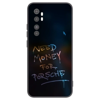 Picasee silikonowe czarne etui na Xiaomi Mi Note 10 Lite - Neon Nights