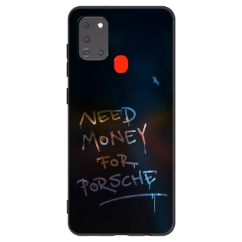 Picasee silikonowe czarne etui na Samsung Galaxy A21s - Neon Nights