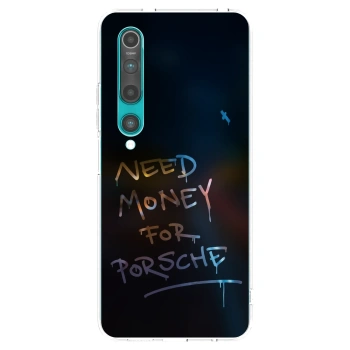 Picasee silikonowe przeźroczyste etui na Xiaomi Mi 10 - Neon Nights