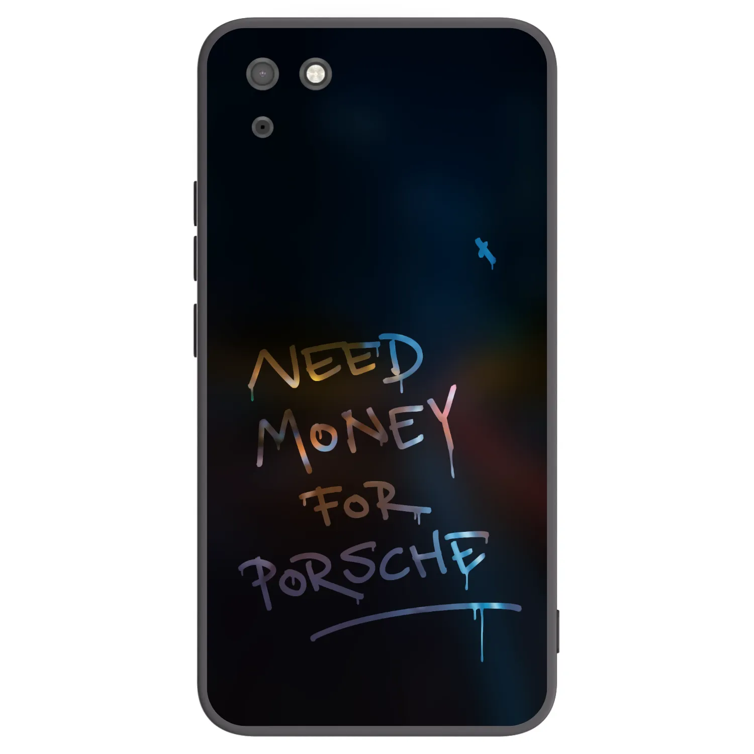 Picasee silikonowe czarne etui na Huawei Y5P - Neon Nights