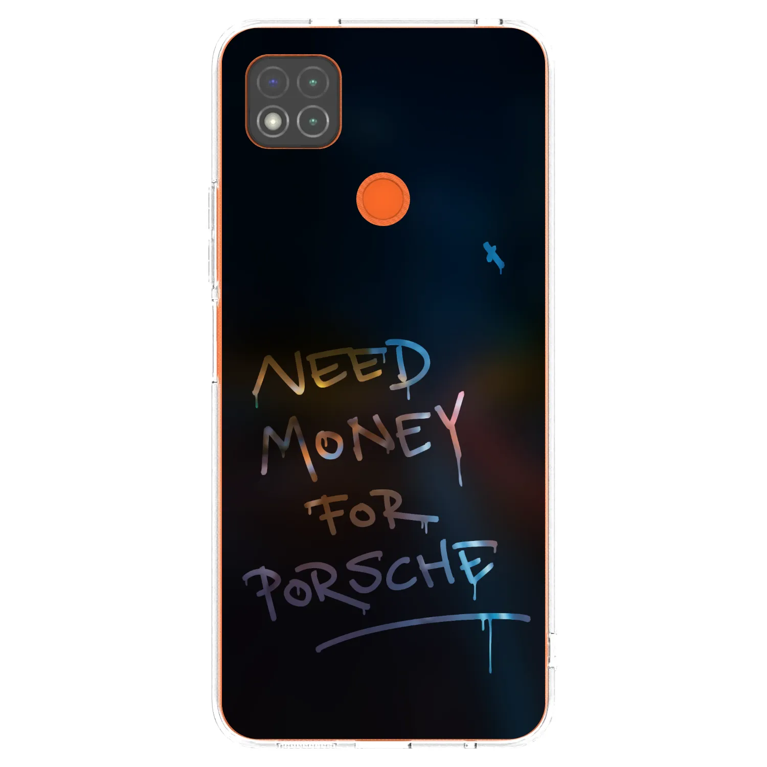 Picasee silikonowe przeźroczyste etui na Xiaomi Redmi 9C - Neon Nights