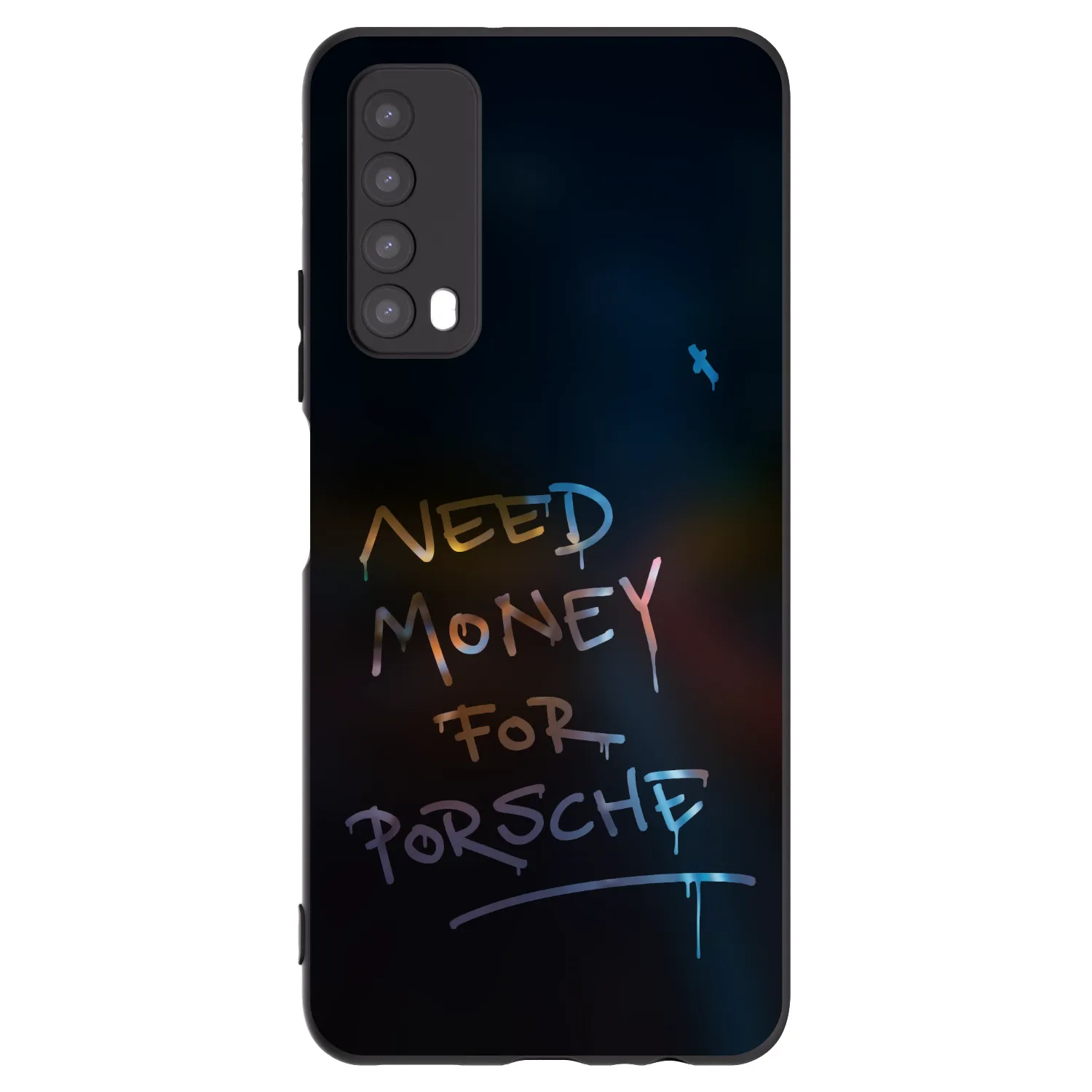 Picasee silikonowe czarne etui na Huawei P Smart 2021 - Neon Nights
