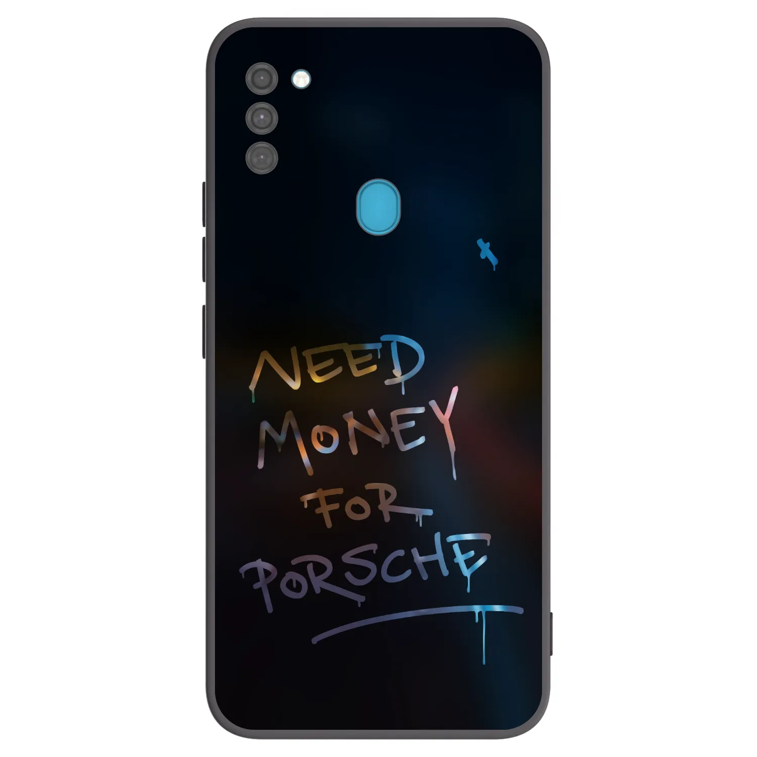 Picasee silikonowe czarne etui na Samsung Galaxy M11 - Neon Nights