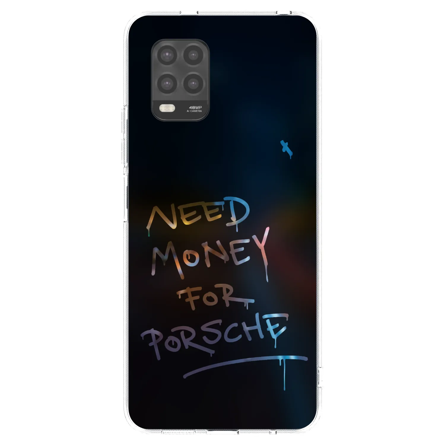 Picasee silikonowe przeźroczyste etui na Xiaomi Mi 10 Lite - Neon Nights