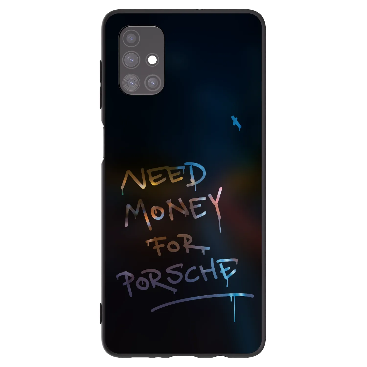 Picasee silikonowe czarne etui na Samsung Galaxy M51 M515F - Neon Nights