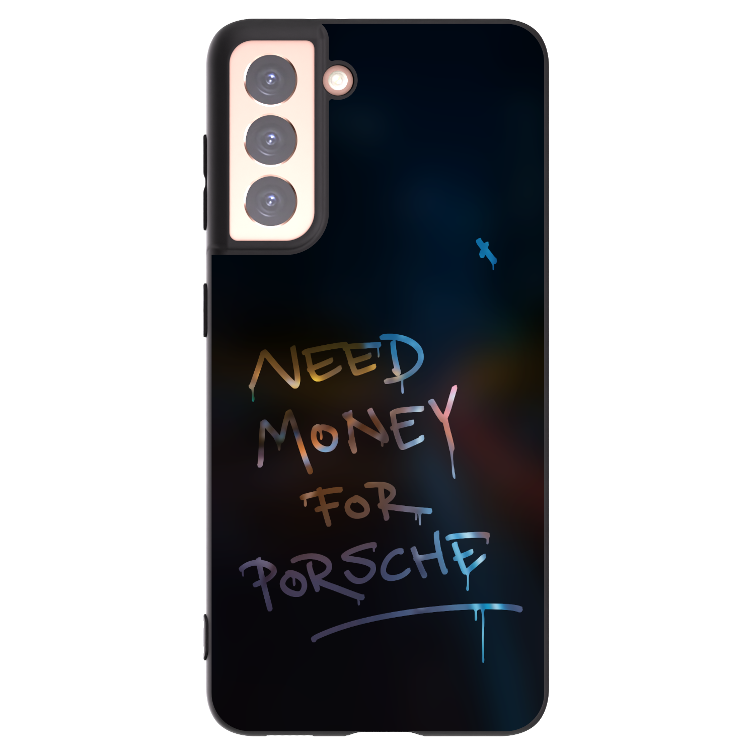Picasee silikonowe czarne etui na Samsung Galaxy S21 5G G991B - Neon Nights