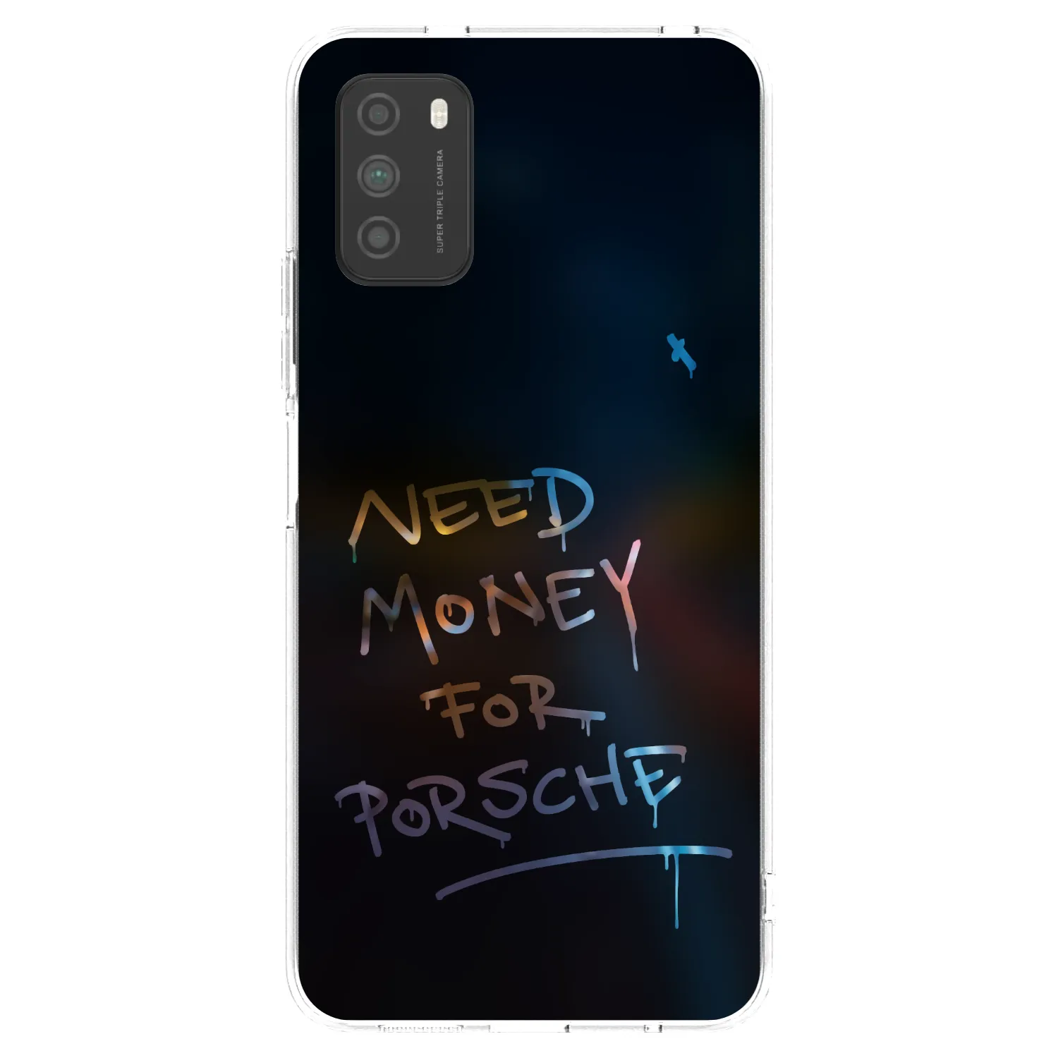 Picasee silikonowe przeźroczyste etui na Xiaomi Poco M3 - Neon Nights