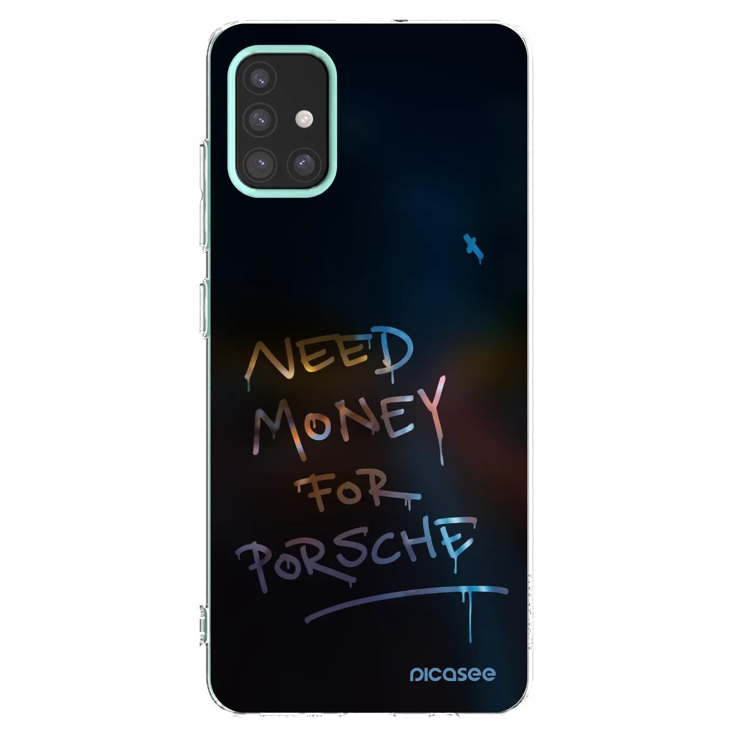 Picasee silikonowe przeźroczyste etui na Samsung Galaxy M31s - Neon Nights