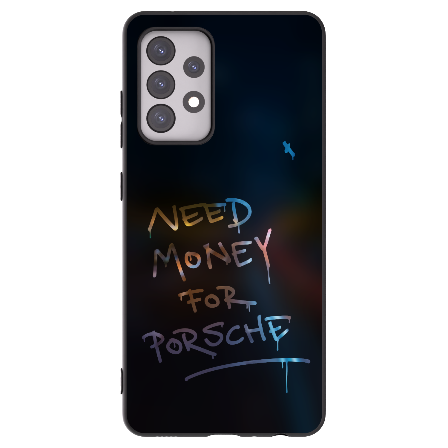 Picasee silikonowe czarne etui na Samsung Galaxy A52 5G A525F - Neon Nights