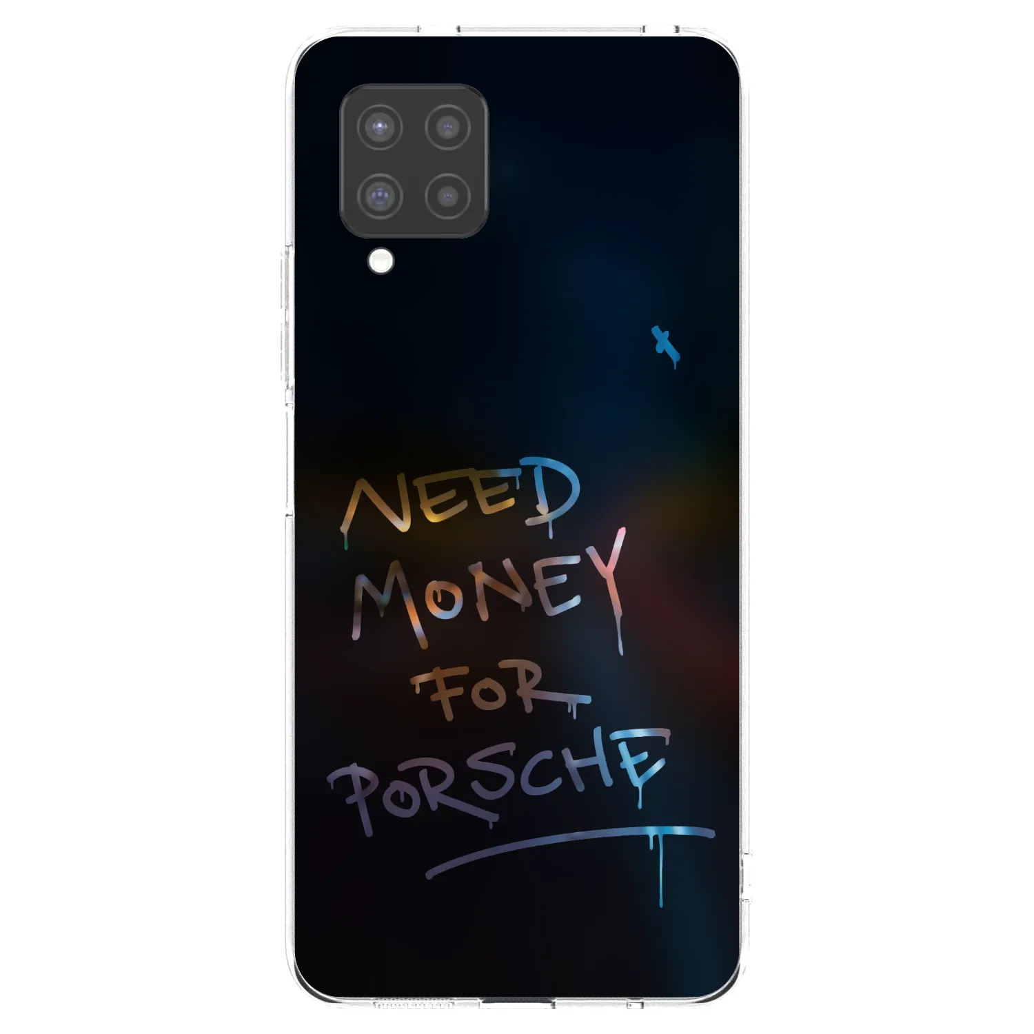 Picasee silikonowe przeźroczyste etui na Samsung Galaxy A42 A426B - Neon Nights
