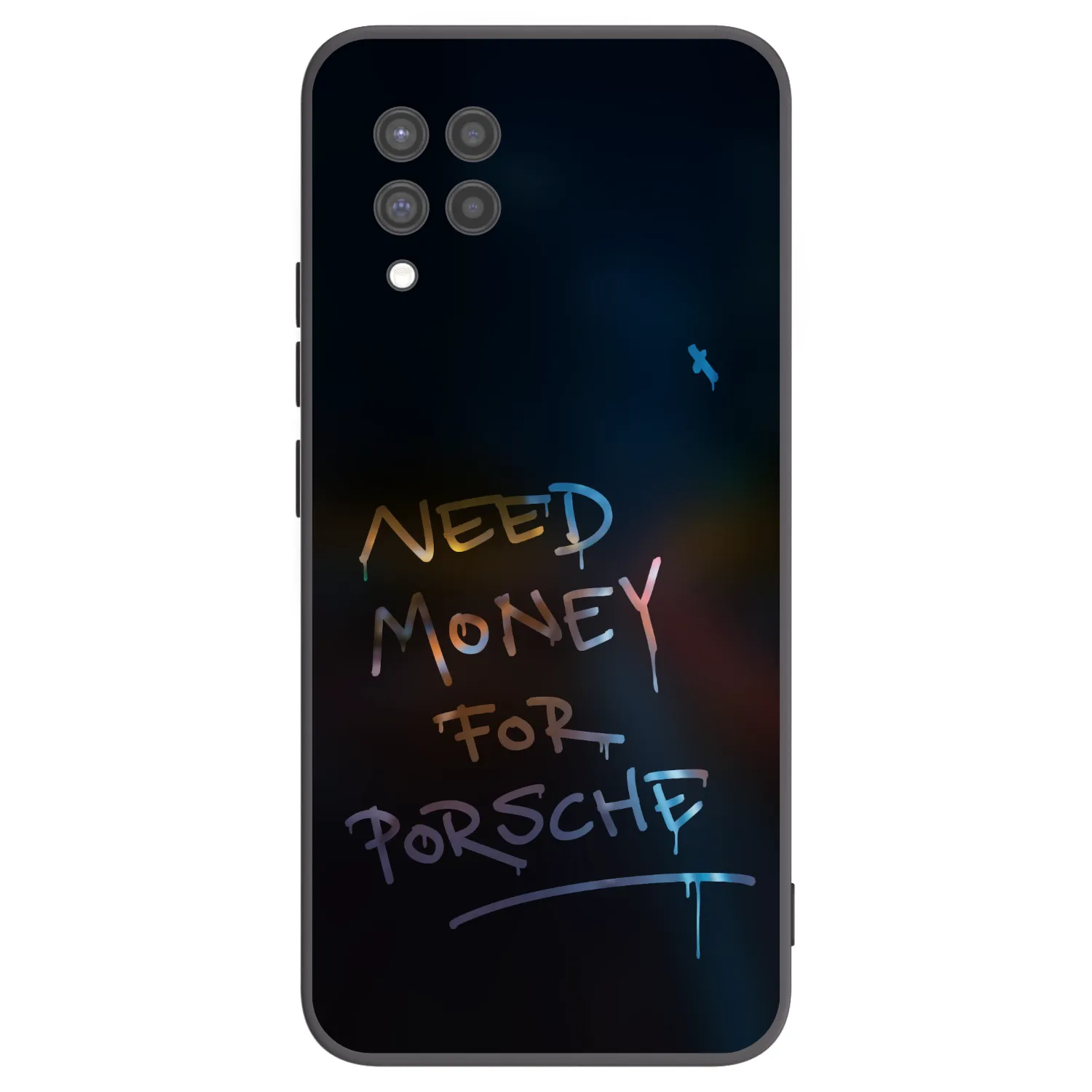 Picasee silikonowe czarne etui na Samsung Galaxy A42 A426B - Neon Nights