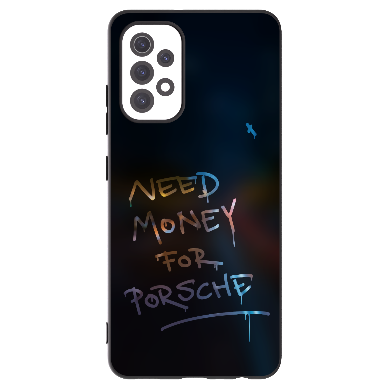 Picasee silikonowe czarne etui na Samsung Galaxy A32 5G A326B - Neon Nights