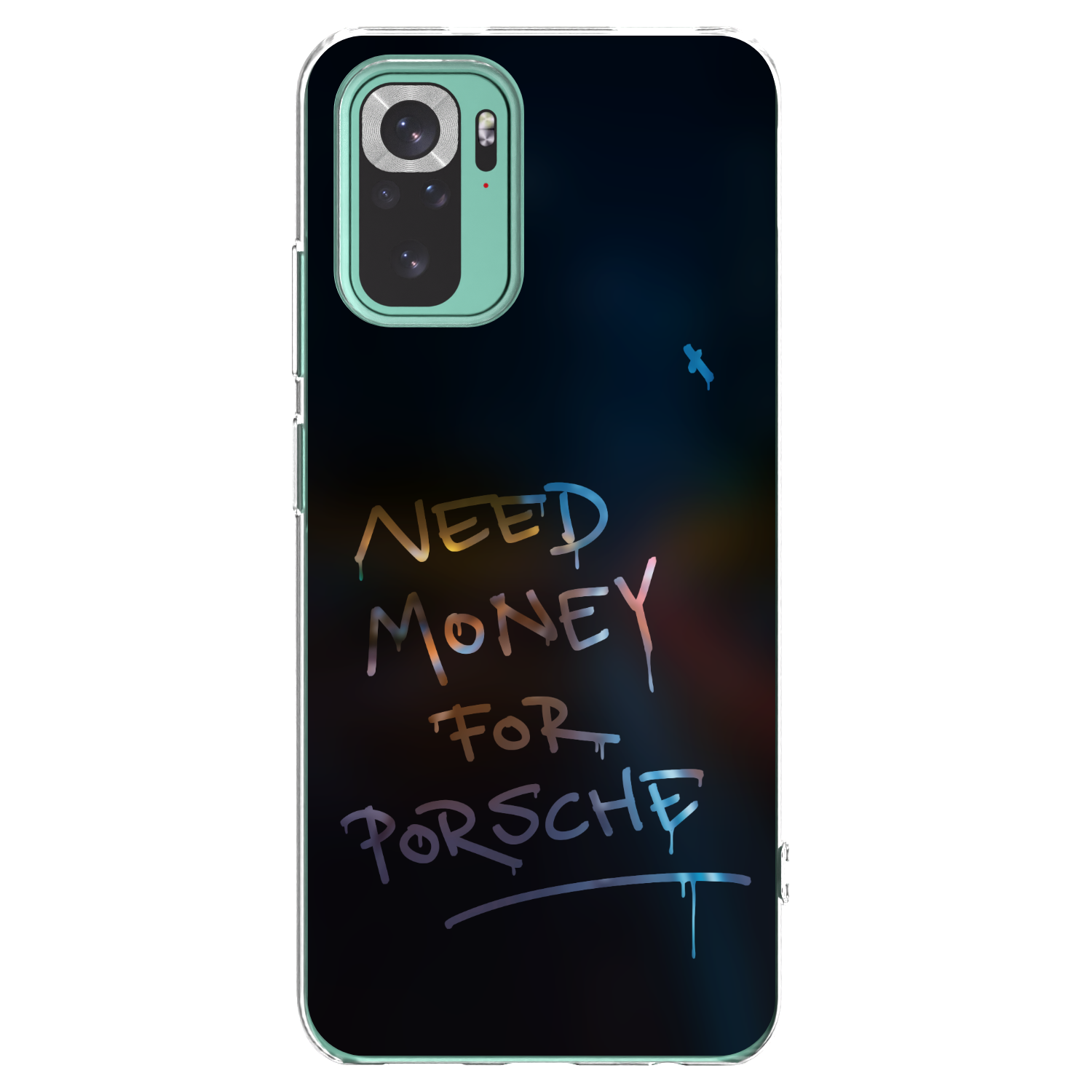Picasee silikonowe przeźroczyste etui na Xiaomi Redmi Note 10 Pro - Neon Nights