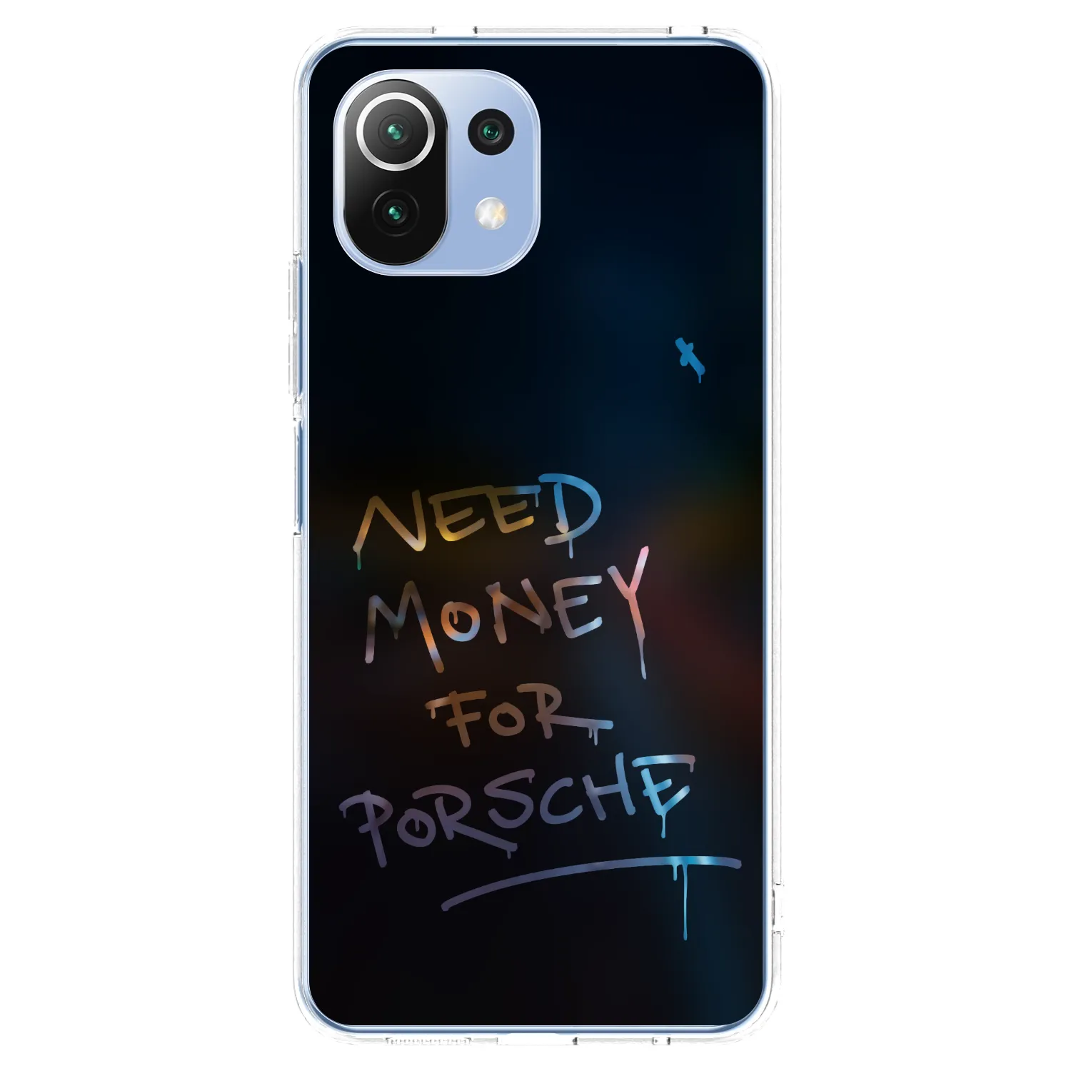 Picasee silikonowe przeźroczyste etui na Xiaomi Mi 11 Lite - Neon Nights