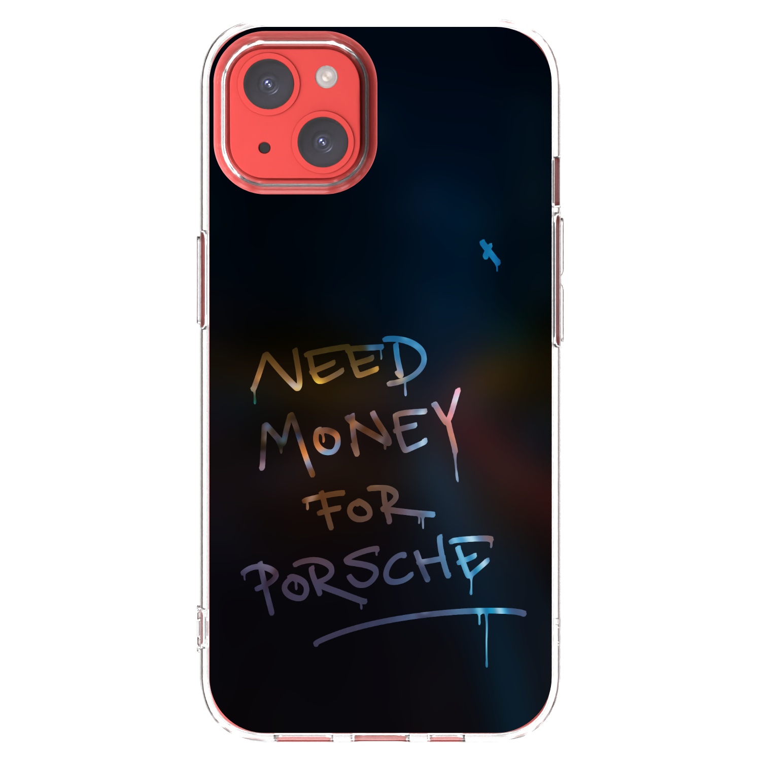 Picasee silikonowe przeźroczyste etui na Apple iPhone 13 - Neon Nights