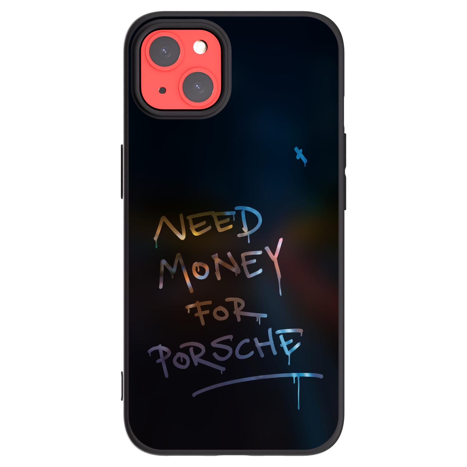 Picasee silikonowe czarne etui na Apple iPhone 13 - Neon Nights