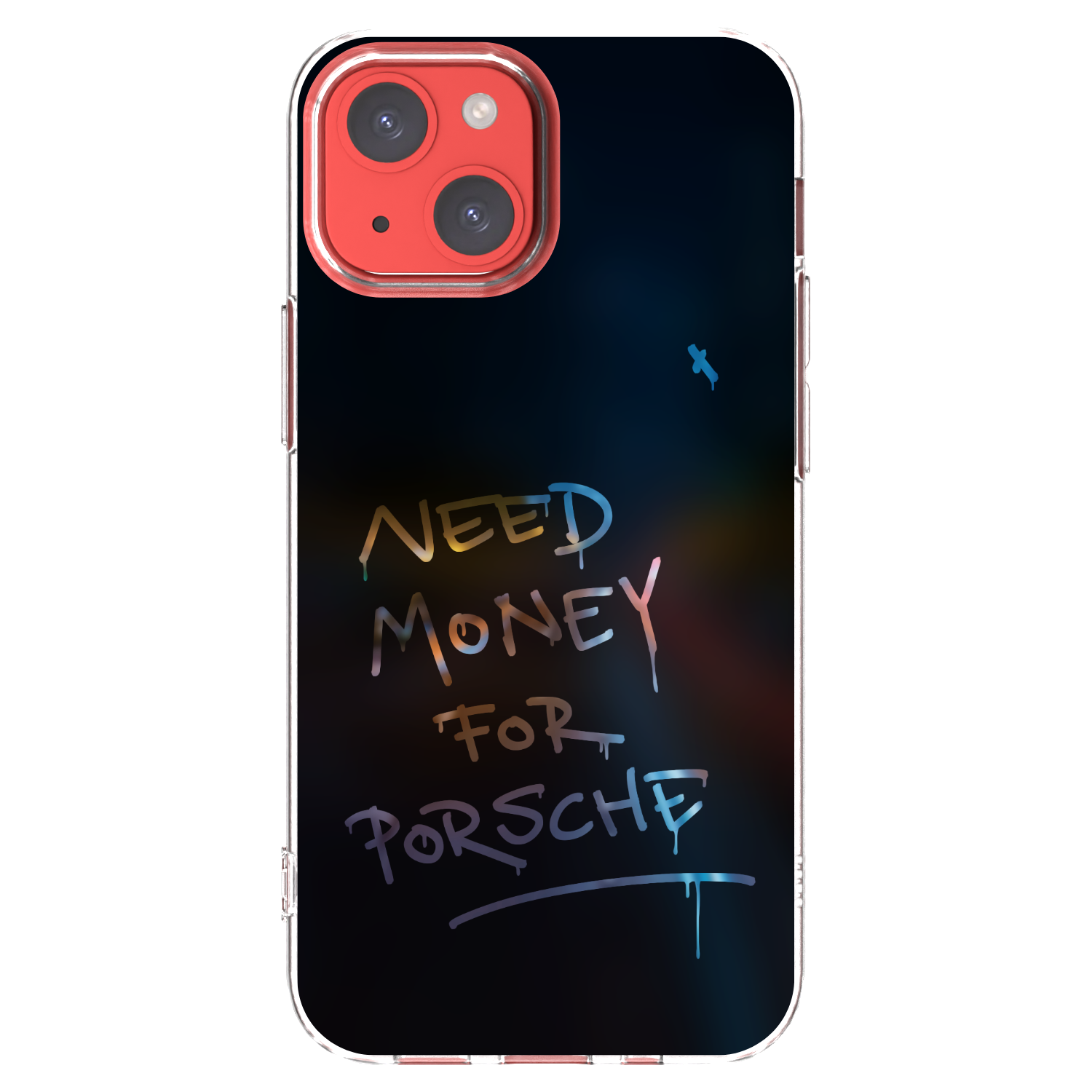 Picasee silikonowe przeźroczyste etui na Apple iPhone 13 mini - Neon Nights