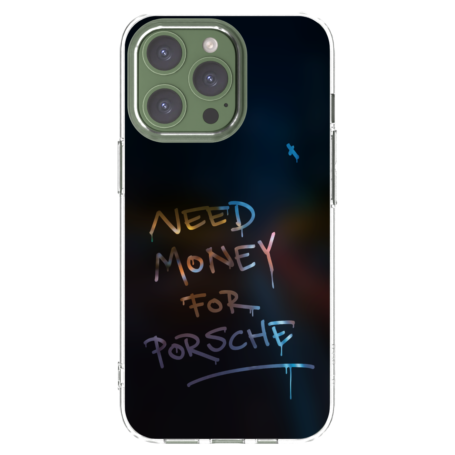 Picasee silikonowe przeźroczyste etui na Apple iPhone 13 Pro - Neon Nights